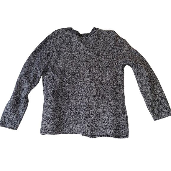 VINTAGE Karen Scott Sweater Black Blend Cardigan - Large - Picture 7 of 7